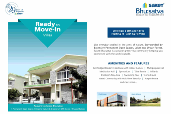 Live everyday cradled in the arms of nature at Saket Bhu Satva in Hyderabad